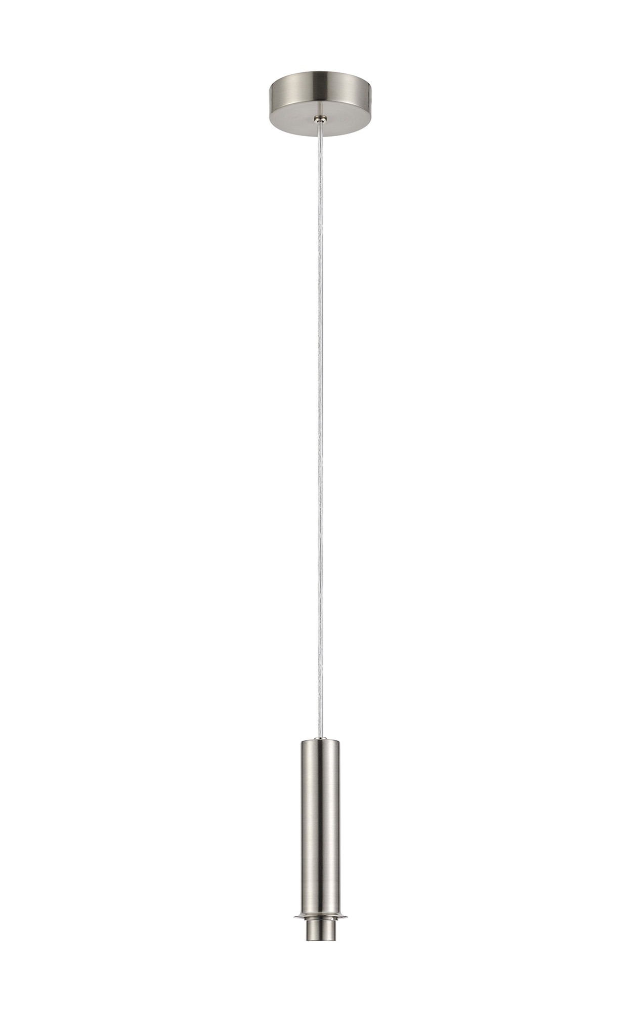 D1008SN  Wick 1.7m 1 Light Pendant, 1 x G9, Satin Nickel